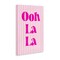 Stupell Industries Ooh La La over Pink Stripes Canvas, design by Pooja Dave